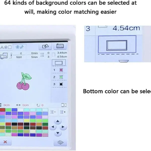 Electric Mini Sewing Machine Portable, Electric Embroidery Machine, Automatic Sewing Machine 158 Built-In Designs, With Large Lcd Touchscreen, Diy Embroidery Tool