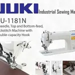 NEW Juki DU-1181 SIngle Needle Walking Foot Complete w/ K.D. Stand & Servo Motor