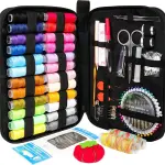 SOFXnng Sewing Kits DIY Multi-Function Box Set for Hand Quilting Stitching Embroidery Thread Accessories Tools for Travel Home Beginners(98Pcs)