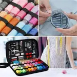 SOFXnng Sewing Kits DIY Multi-Function Box Set for Hand Quilting Stitching Embroidery Thread Accessories Tools for Travel Home Beginners(98Pcs)