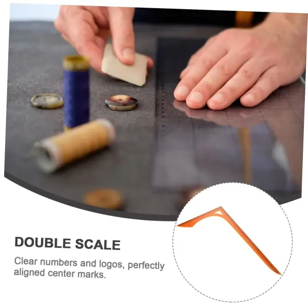 1pc Shape Sewing Ruler Accurate Measuring Tool for Tailoring Crafting and Quilting Scales and Smooth for Easy Use