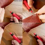 Fabric Scissors Tailor Sewing Shears Threading Needle Tools Kit 10 Inch Heady Duty Scissors Set for Fabric Cutting Professional Extremely Sharp Cloth Scissor Multipurpose Dressmaker (Red)