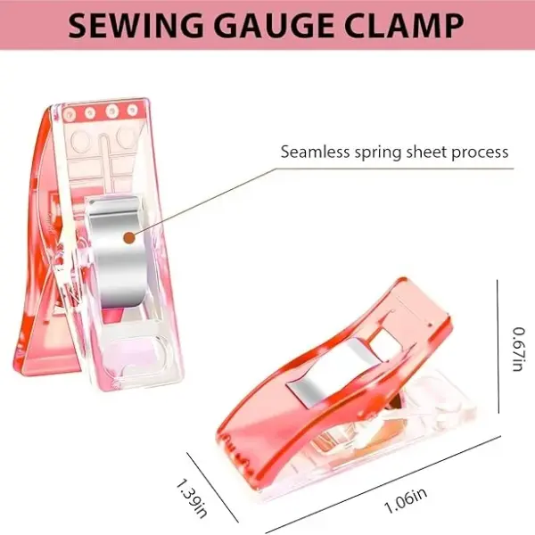 Mangpung Sewing Supplies and Accessories Kit,100Pcs Sewing Clips 800Pcs Pins &10PcsTriangle Tailors Chalk in a 3-Section Clear Organizer Jar,Sewing Notions Quilting Gift Set for Women Mom Grandma