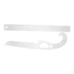Curve Ruler Set for Pattern Making and Sewing, 2pcs French Curve Plastic Rulers for Clothing Design and Tailoring, Sewing Tools for Fashion Designers and Quilting