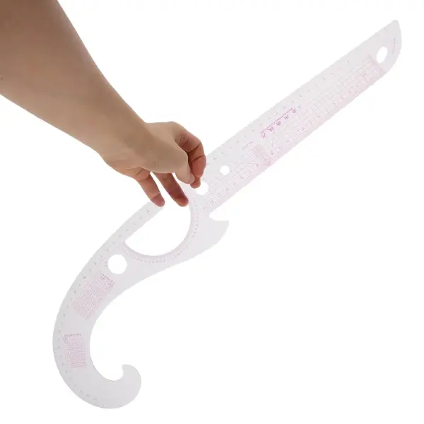 Curve Ruler Set for Pattern Making and Sewing, 2pcs French Curve Plastic Rulers for Clothing Design and Tailoring, Sewing Tools for Fashion Designers and Quilting