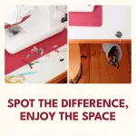 Madam Sew Hanging Scrap Bin with Magnetic Pin Holder | Organize Your Sewing Machine Area | Store Fabric Markers | Magnetic Pin Cushion Top | Essential Sewing Supplies