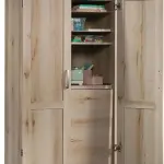 Sauder Miscellaneous Storage Craft & Sewing Armoire, Pacific Maple finish