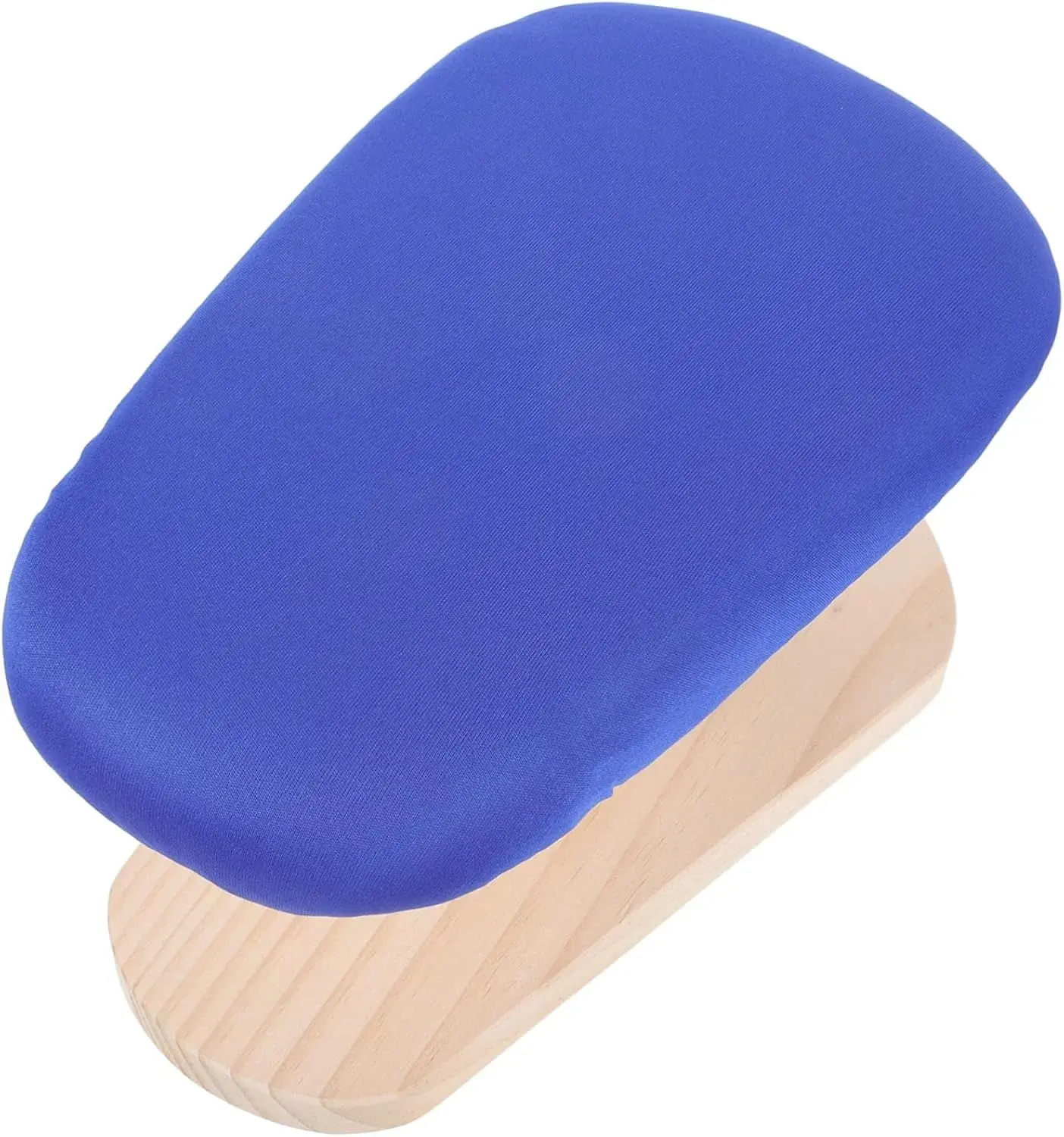 PRETYZOOM Cloth Covered Ironing Board with Wooden Stool and Padded Ironing Pad for Home Use Tabletop Ironing Tool for Clothes and Tailoring