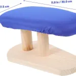 PRETYZOOM Cloth Covered Ironing Board with Wooden Stool and Padded Ironing Pad for Home Use Tabletop Ironing Tool for Clothes and Tailoring