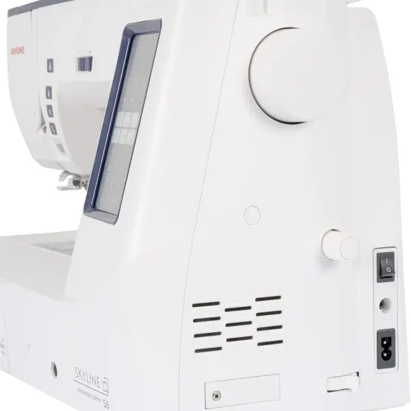 Janome Skyline S6 AE Computerized Sewing and Quilting Machine - Anniversary Edition Sewing Machine Quilting Unit with Built In AcuFeed Flex, 196 Stitches with 4 Fonts, 10 One Step Buttonholes