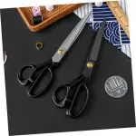 jojofuny 2pcs Heavy Duty Fabric Scissors for Tailoring Metal Sewing Shears for Dressmaking and DIY Projects Sharp Cutting Tools for Home Use