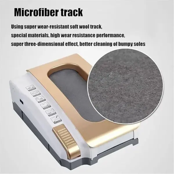 Automatic Rechargeable Shoe Cleaner & Polisher - Waterless Cleaning Brush for Home & Hotel Entrances, Ideal for Sales Centers - Red Color, Effortless Shoe Care Solution