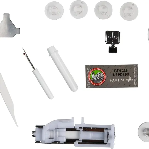 Janome MOD-50 Computerized Sewing Machine with 50 Built-In Stitches, 3 One-Step Buttonholes, Drop Feed and Accessories