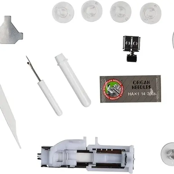 Janome MOD-50 Computerized Sewing Machine with 50 Built-In Stitches, 3 One-Step Buttonholes, Drop Feed and Accessories