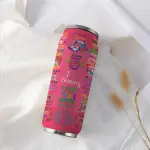 Sewing Tumbler Gifts For Women Girls Sewing Stainless Steel Insulated Tumbler With Straw Lid,Sewing Gifts For Women Quilting Crochet Lover Mom Grandma 17 Oz