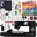 Bernette B79 Harry Potter Edition 2-in-1 Sewing & Embroidery Machine with 3 Embroidery Hoops, 80 Polyester Thread Spools & 230+ Piece Deluxe Accessory Kit