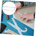 Multi-Functional French Curve Ruler Set for Pattern Making Durable Tailoring Tools for Designers Sewing Rulers with Stylish Curve Design for Garment Creation and DIY Projects