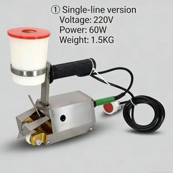 Cycloid Veneer Patchwork Machine, 10-100 Thickness, Efficient Panel Patchwork Sewing Tool for Wood Automatic Industrial Veneer Jointer for Woodworking Production Line (Double)