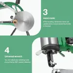 Leather Sewing Machine, Manual Cobbler Sewing Machine Leather, Shoe Repair Machine with Dual Cotton Nylon Line Canvas for Shoe Tents and Belt