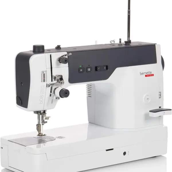 Bernette B08 Straight Stitch Sewing Machine | High-Speed 1600 Stitches Per Minute | Industrial-Style Heavy Duty Design for Professional Sewing