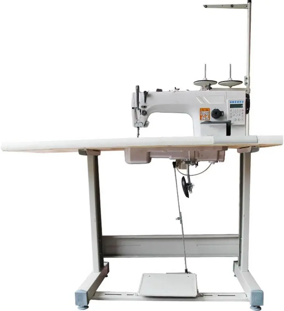 Electronic Sewing Machines 550W Computer Direct Drive Flat Sewing Machine 220V Fully Automatic Industrial Sewing Machine With Table