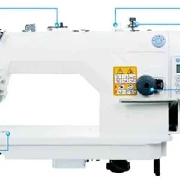 Electronic Sewing Machines 550W Computer Direct Drive Flat Sewing Machine 220V Fully Automatic Industrial Sewing Machine With Table