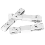 100Pcs Soft Measuring Tape, Flexible Plastic Sewing Ruler, Double Scale Measurement Tool, Portable and Accurate for Tailoring and Craft