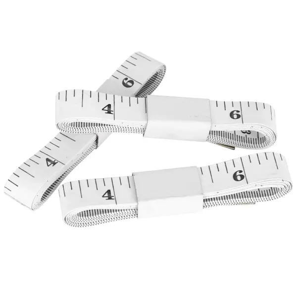 100Pcs Soft Measuring Tape, Flexible Plastic Sewing Ruler, Double Scale Measurement Tool, Portable and Accurate for Tailoring and Craft