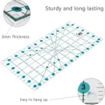 Headley Tools Rotary Cutter Set - 45mm Fabric Cutter, 5 Extra Rotary Blades, A3 Cutting Mat, Quilting Ruler and Sewing Clips, Craft Knife Set, Ideal for Crafting, Sewing, Patchworking,Turquoise