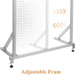 bimiti Large Tabletop Rug Tufting Frame 35.5"x35.5", Sturdy Aluminum Carpet Making Frame, No Wobble, Easy Clamp Setup, Works with Tufting Guns & Punch Needles, for Adults & DIY Rugs