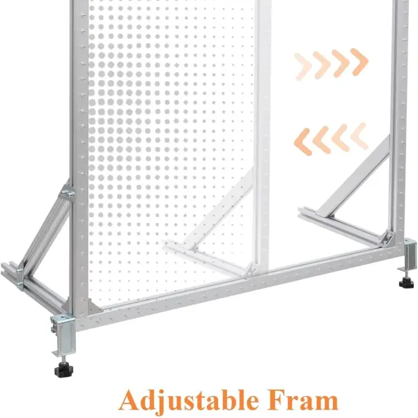 bimiti Large Tabletop Rug Tufting Frame 35.5"x35.5", Sturdy Aluminum Carpet Making Frame, No Wobble, Easy Clamp Setup, Works with Tufting Guns & Punch Needles, for Adults & DIY Rugs