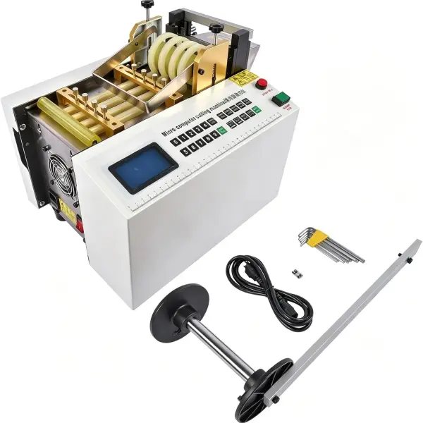 YS-100 Auto Heat-shrink Tube Cutter 110V Cable Pipe Cutting Machine, Cutting Width 0-100mm