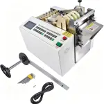 YS-100 Auto Heat-shrink Tube Cutter 110V Cable Pipe Cutting Machine, Cutting Width 0-100mm