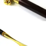 Long Handle Wooden Metal Shoehorn - Ergonomic Design for Easy Shoe Wearing, Perfect for Seniors & Those with Limited Mobility, Essential for Shoe Enthusiasts