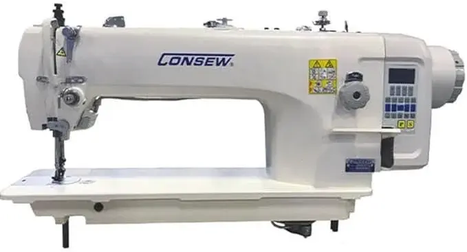 2206RB-14-7-DD Heavy Duty Single Needle Lockstitch Machine with Direct Drive and Triple Feed System