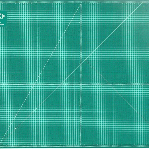 ALVIN GBM Self-Healing Cutting Mat 36 x 48 inch | Double-Sided Green/Black | 5-Layer Gridded Surface for Arts, Crafts and Sewing - Model GBM3648