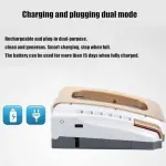 Electric Shoe Cleaning Brush | Automatic Boot Scraper with Built-in Water Reservoir & Battery | Quick 5-Second Dust Removal | Low Noise Sole Cleaner (Red)