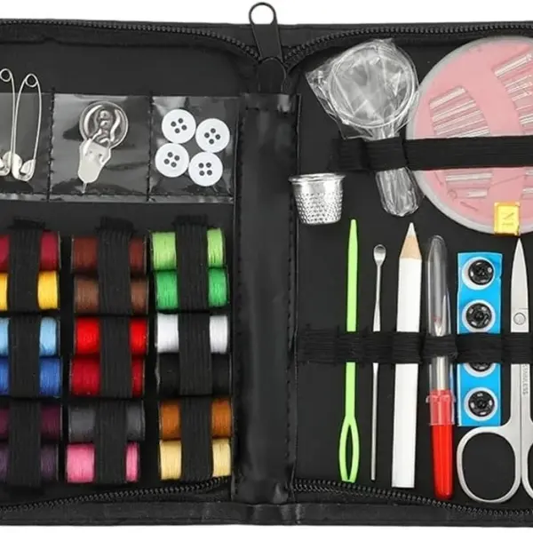 EINVARIOUS 66-piece Sewing Kit Easy to Carry Home Travel 18-Color Tool DIY