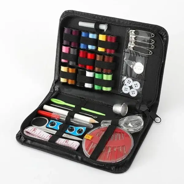 EINVARIOUS 66-piece Sewing Kit Easy to Carry Home Travel 18-Color Tool DIY