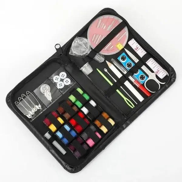 EINVARIOUS 66-piece Sewing Kit Easy to Carry Home Travel 18-Color Tool DIY