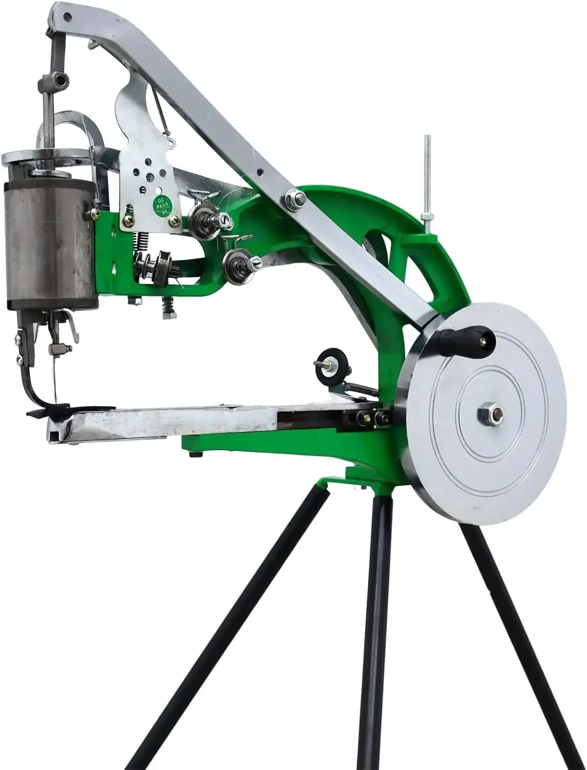 Hand Cobbler Shoe Repair Machine, Dual Cotton Nylon Line Sewing Equipment Tools with Tripod