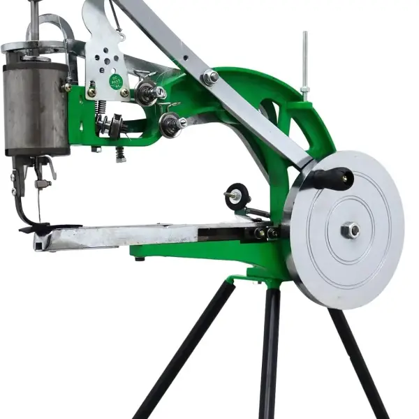 Hand Cobbler Shoe Repair Machine, Dual Cotton Nylon Line Sewing Equipment Tools with Tripod