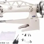 YEQIN 2973 Cylinder Long Arm Patcher Sewing Machine Shoe Leather Boots Repair Machine-Long Arm-460mm (Table Stand Motor Not Included)