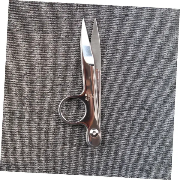 Angoily 3pcs Stainless Steel Embroidery Scissors Shape Thread Cutter for Sewing Crafting and Tailoring Scissors for Precise Cutting and Trimming