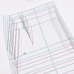 DIHAN Women‘s Garment Pattern Men's Garment Pattern Women's Pans Pattern Woment's Skirt Pattern Garment Ruler Sewing Ruler Quilting Ruler Curve Ruler Tailor Ruler (K101 W Pants)