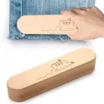 Tailor Clapper, Works with Steam Iron to Set a Seam, Hard Wood Tailor Clapper for Quilter Pressing & Seam Flattening, Hardwood Tailor’s Clapper with 6-Inch Scale for Sewing Quilting