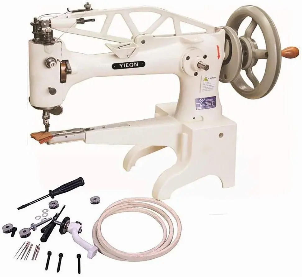 Leather Patcher Industrial Sewing Machine Shoe Repair Boot Patch Single Needle Hand Crank DIY Head Only #2972B