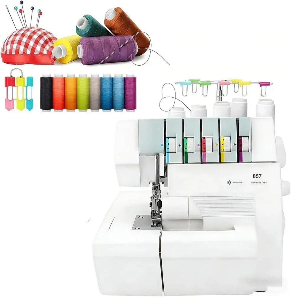 Digital Pressure Adjustment Coverstitch Machine - Industrial Sewing Machines with Adjustable Stitch Length for Precision and Versatility in Professional Sewing Projects.