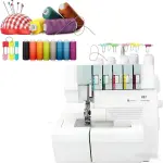 Digital Pressure Adjustment Coverstitch Machine - Industrial Sewing Machines with Adjustable Stitch Length for Precision and Versatility in Professional Sewing Projects.