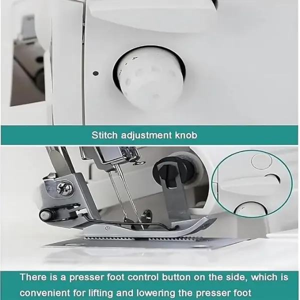Digital Pressure Adjustment Coverstitch Machine - Industrial Sewing Machines with Adjustable Stitch Length for Precision and Versatility in Professional Sewing Projects.